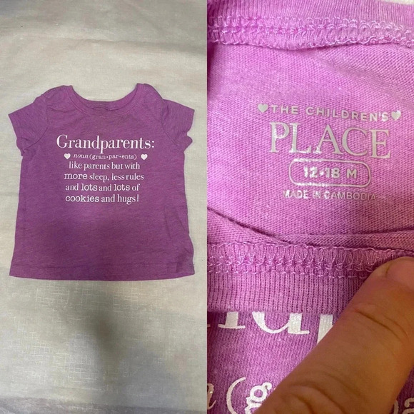 The Children’s Place Short Sleeve Shirt bundle sz 12-18 - Picture 5 of 6